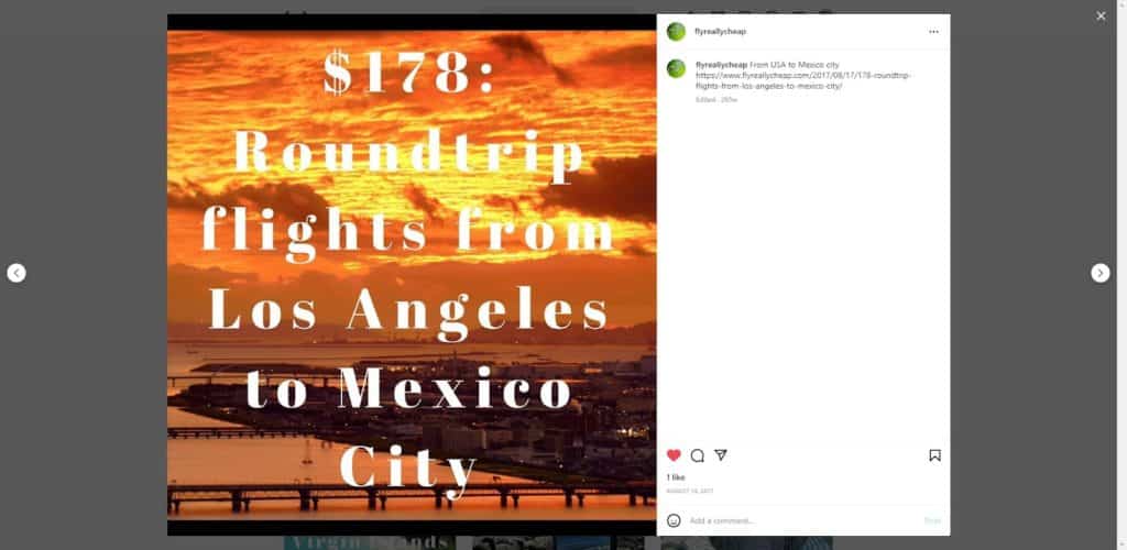 Instagram alt text