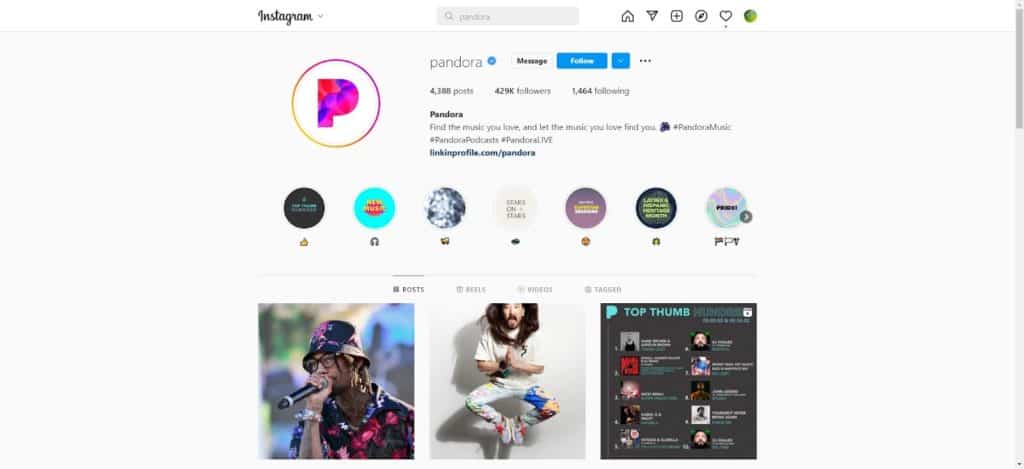 Instagram bio keywords