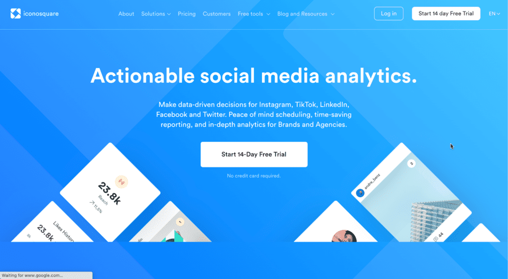 Iconosquare Instagram analytics