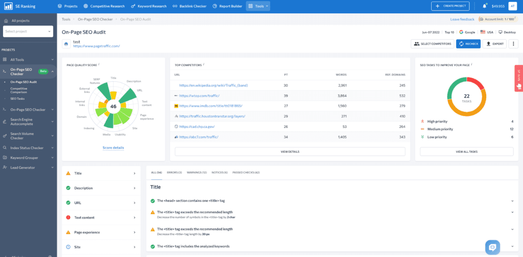 seo data analysis
